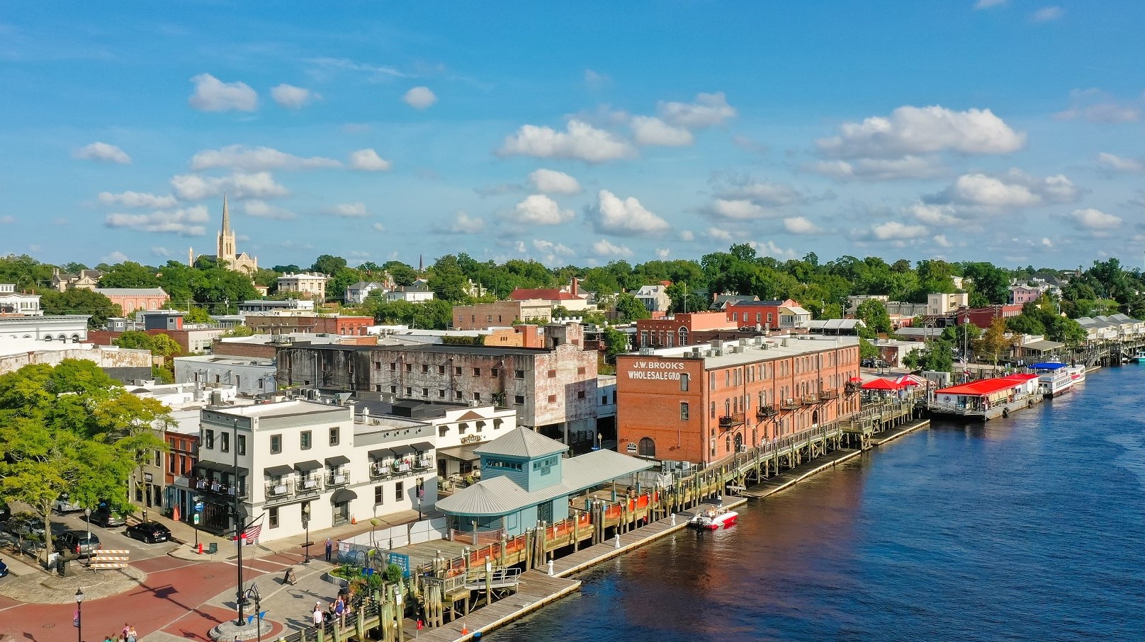 Downtown Wilmington, North Carolina waterfront